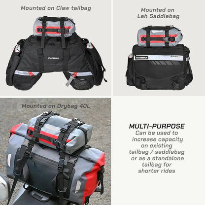 Viaterra Drybag 8L - Waterproof Tailbag / Rear Rack Bag