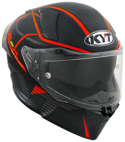 KYT R2R Pro Concept Matt Black Red - Full Face Helmet
