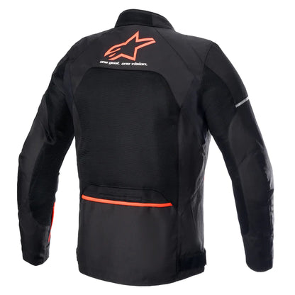 Alpinestars Viper V3 Air Textile Black Fluorescent Red Riding Jacket