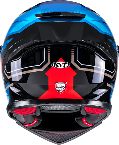KYT R2R Pro Parsec Black Blue Red - Full Face Helmet
