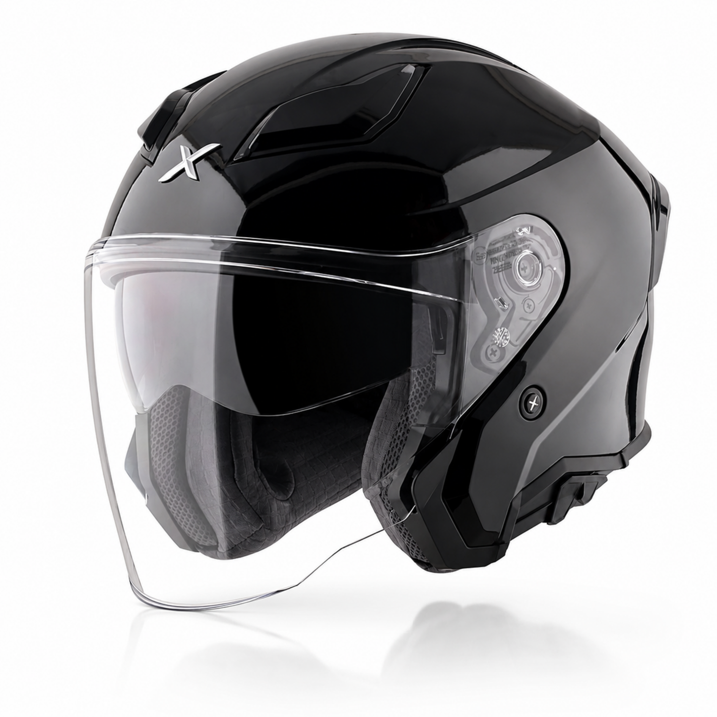 Axor Kylo Solid Black - Open Face Helmet