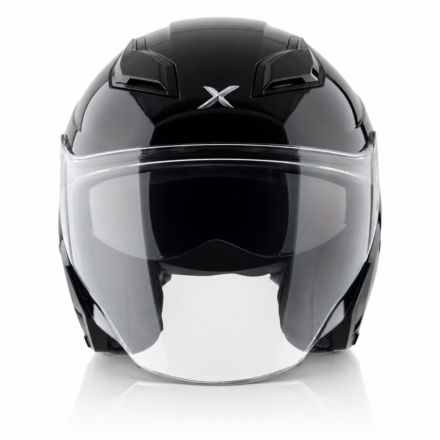 Axor Kylo Solid Black - Open Face Helmet