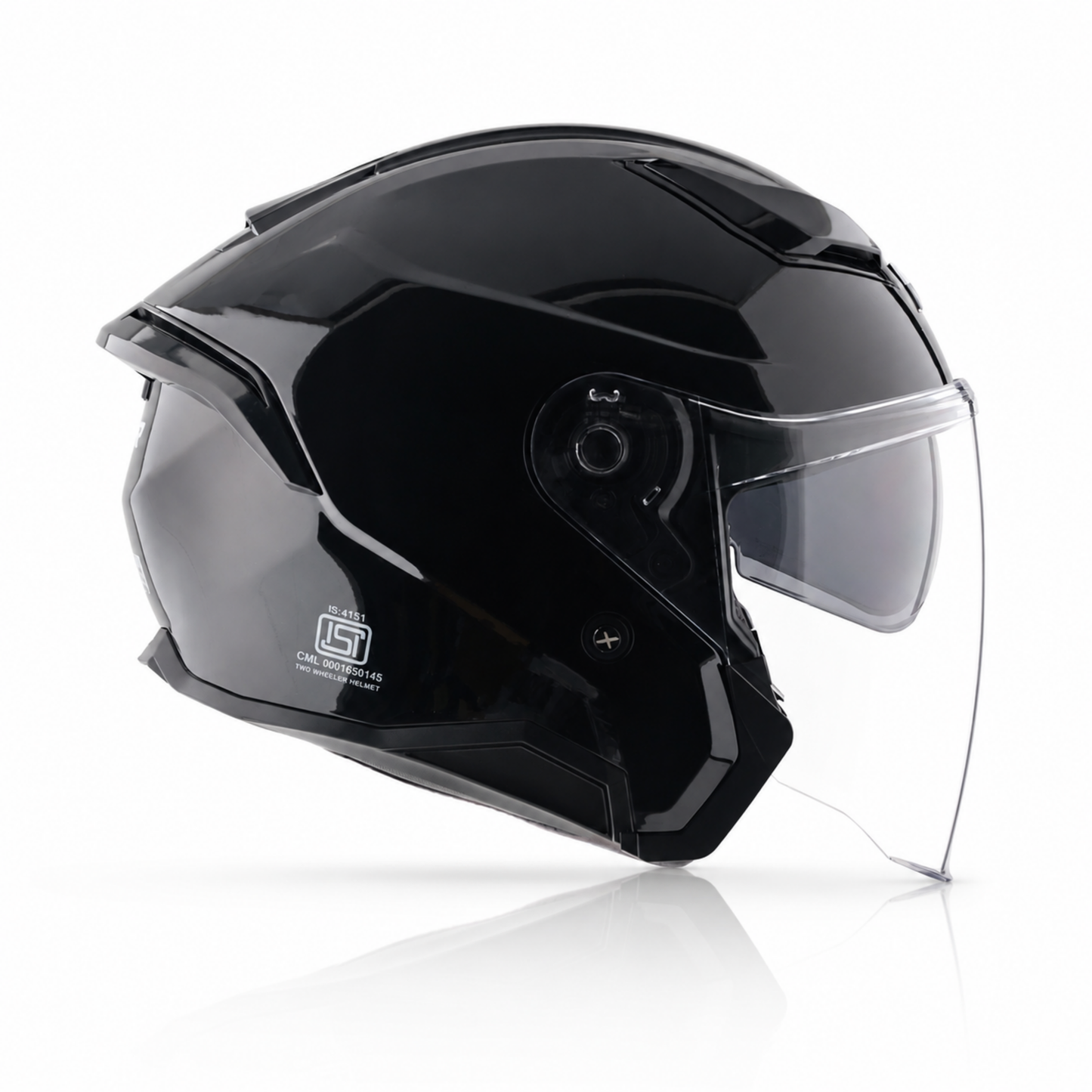 Axor Kylo Solid Black - Open Face Helmet