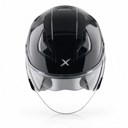 Axor Kylo Solid Black - Open Face Helmet