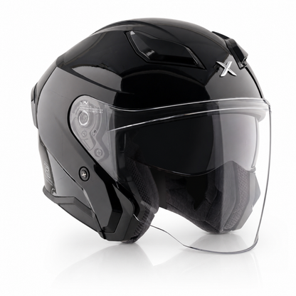 Axor Kylo Solid Black - Open Face Helmet