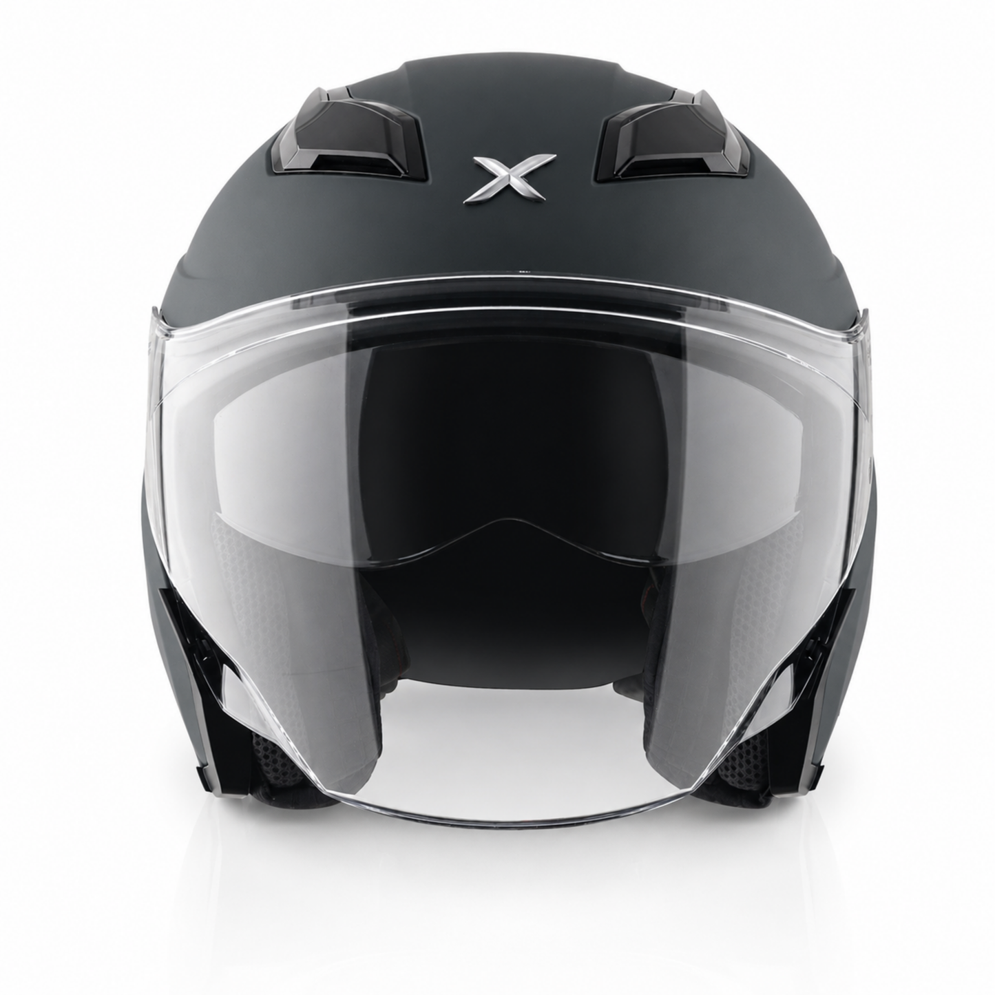 Axor Kylo Solid Dull Black - Open Face Helmet