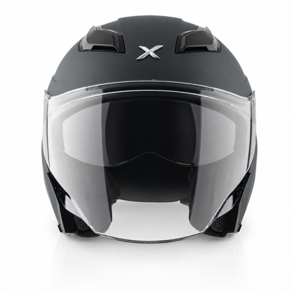 Axor Kylo Solid Dull Black - Open Face Helmet