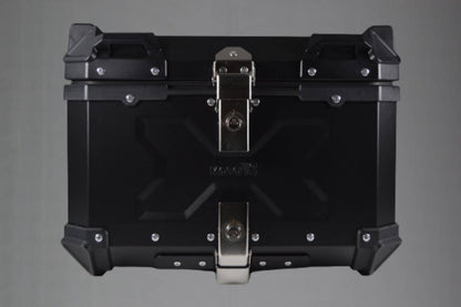 Moto Vanguard Aluminum Top Box 55 Ltr – Black