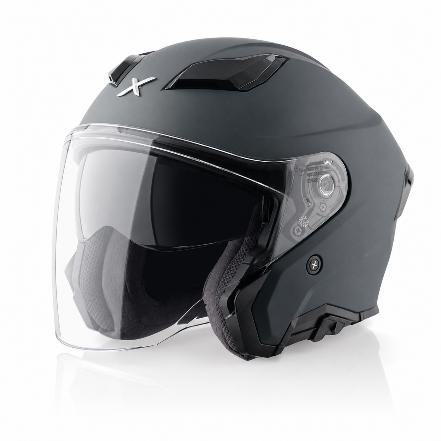 Axor Kylo Solid Dull Black - Open Face Helmet