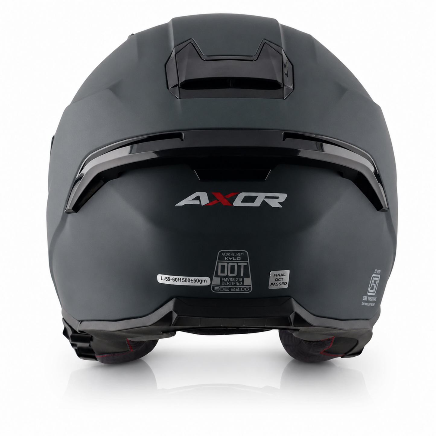 Axor Kylo Solid Dull Black - Open Face Helmet