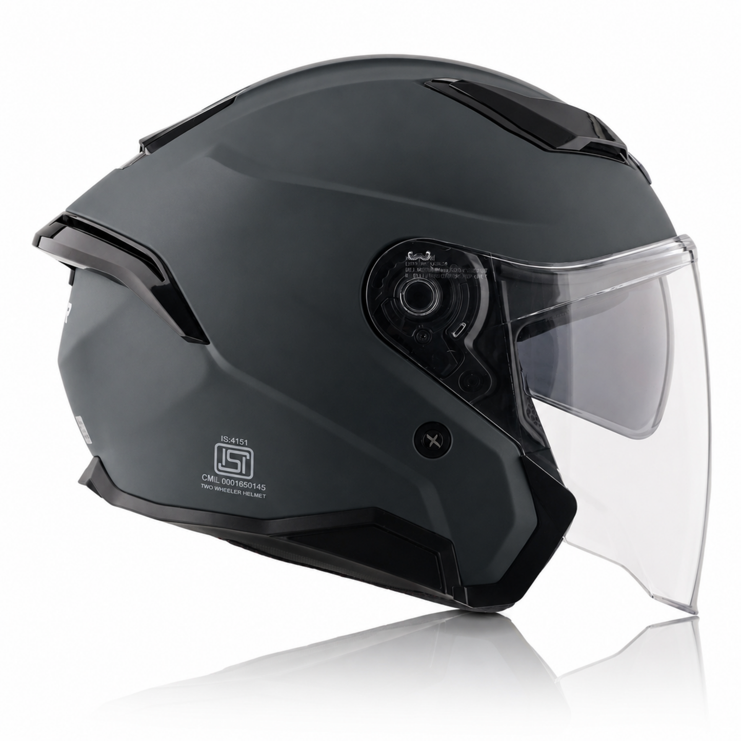 Axor Kylo Solid Dull Black - Open Face Helmet