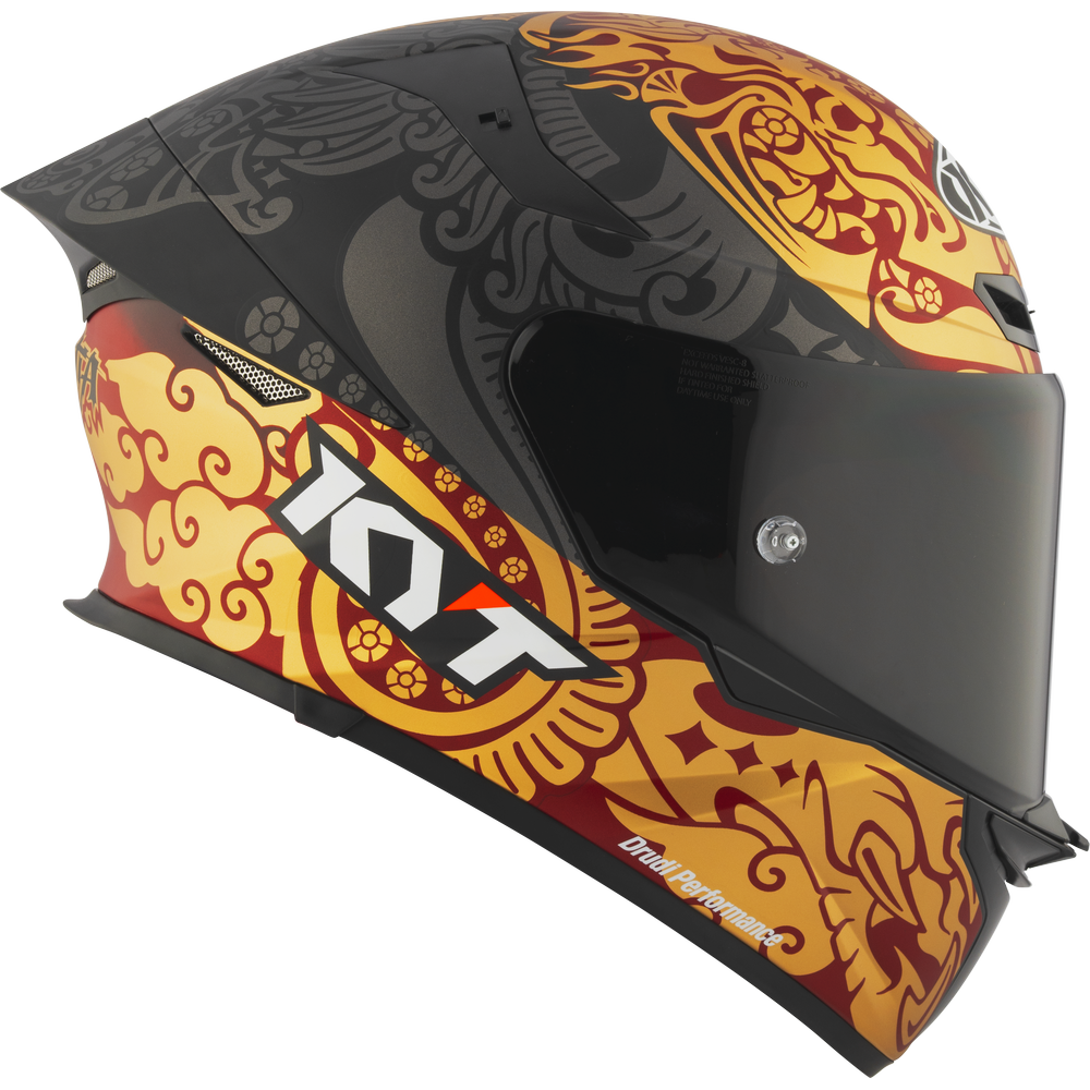 KYT TT Revo Enea Bastianini Indonesia Replica Matt 2023  - Full Face Helmet
