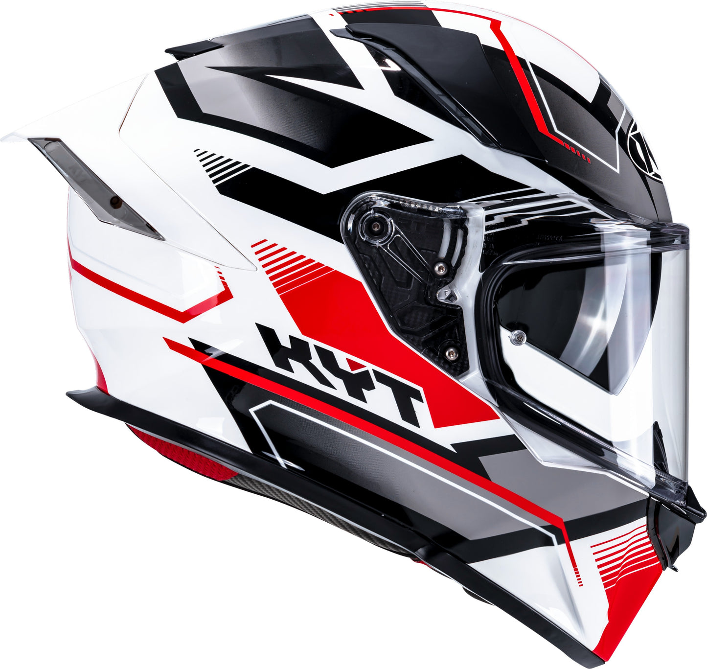 KYT R2R Pro Parsec White Red - Full Face Helmet