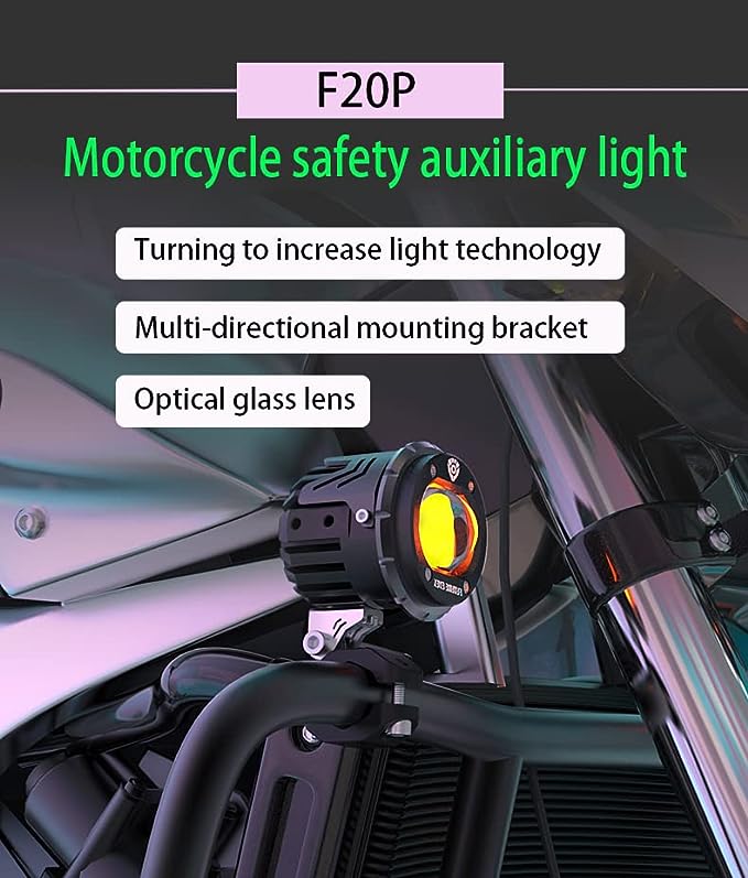 Future Eyes F20-P Auxiliary Lights - Motogear Performance