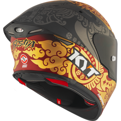 KYT TT Revo Enea Bastianini Indonesia Replica Matt 2023  - Full Face Helmet