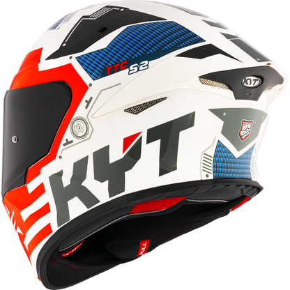 KYT TT Revo Fuselage Red Helmet