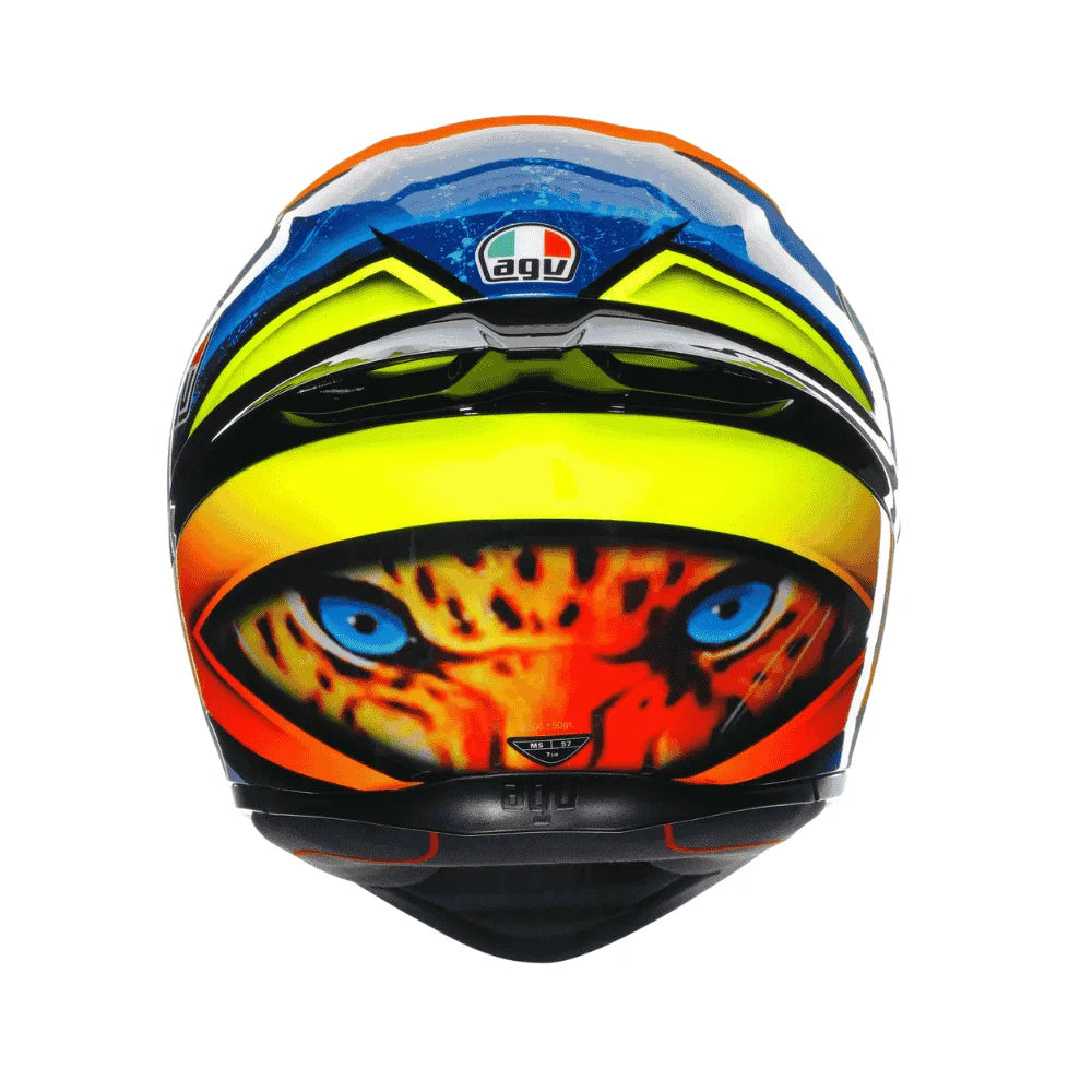 agv multicolour helmet 