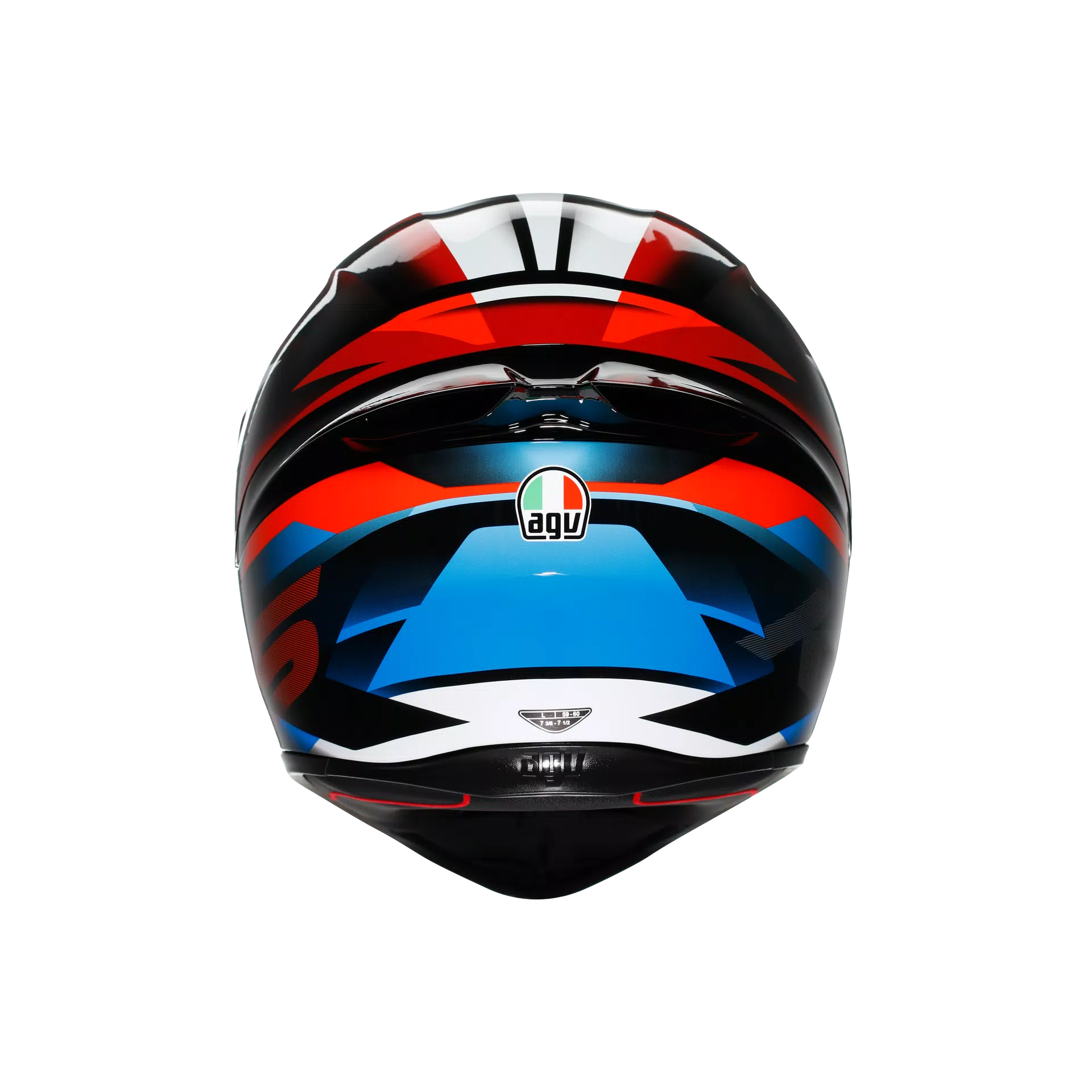 Motorcycle full face sports helmet black  red blue