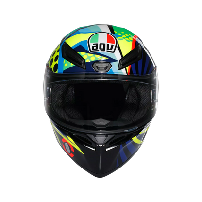 Motorcycle track helmet Multicolour rossi winter test edition