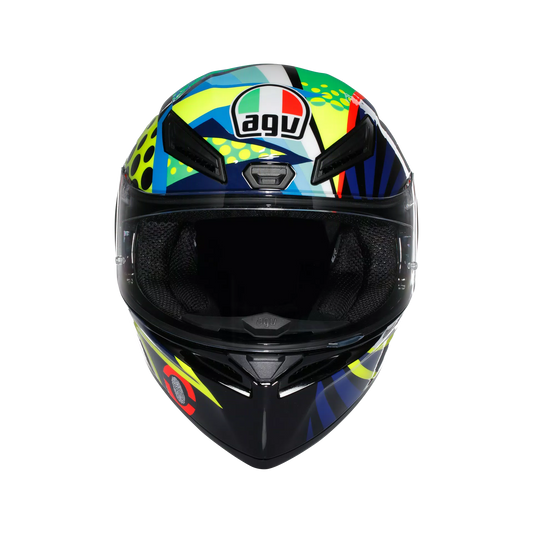 Motorcycle track helmet Multicolour rossi winter test edition