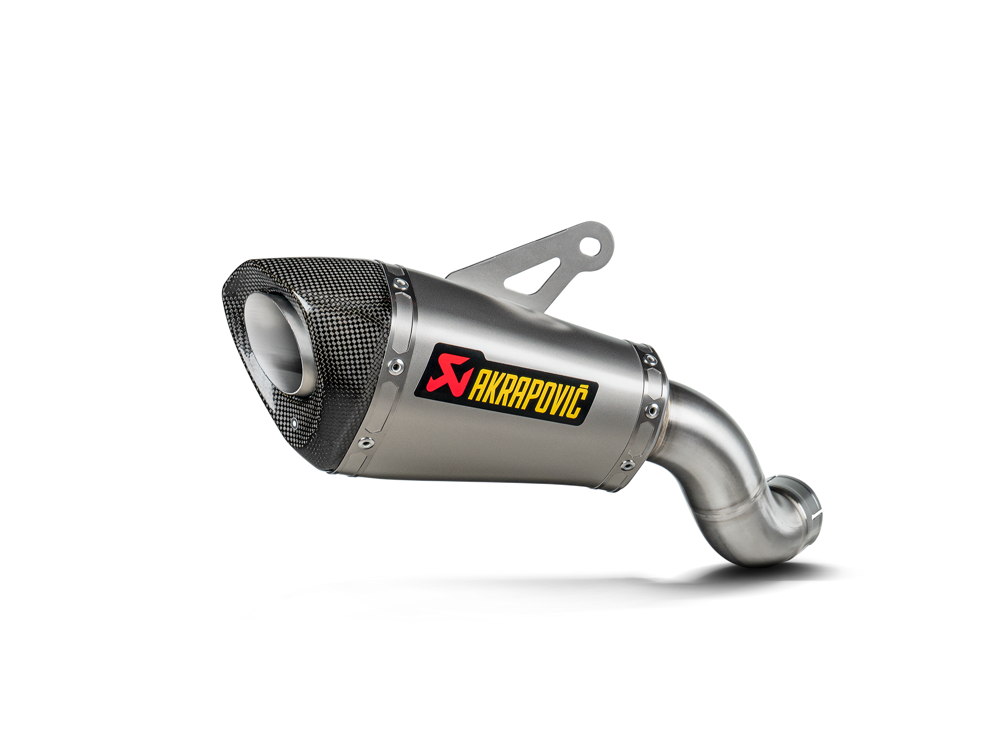 Motorcycle slip on exhaust titanium for kawasaki z900 2025
