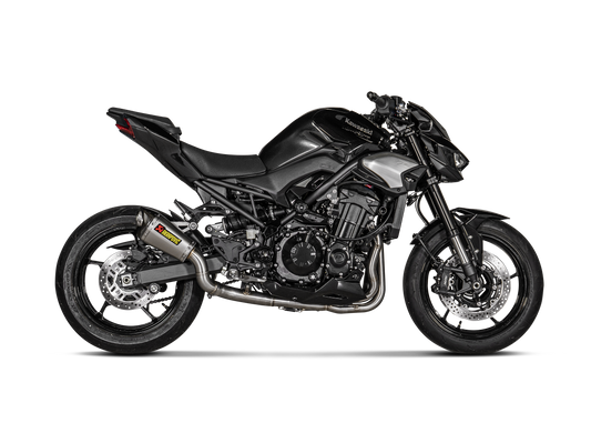 Motorcycle slip on exhaust titanium for kawasaki z900 2025