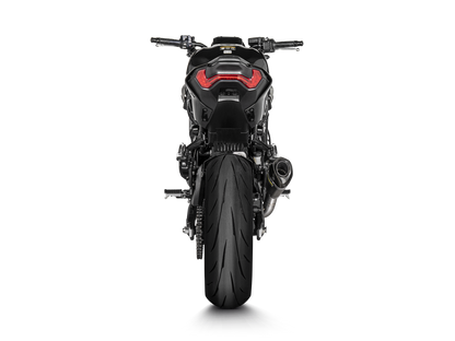 Motorcycle slip on exhaust titanium for kawasaki z900 2025