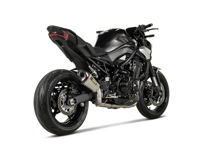 Motorcycle slip on exhaust titanium for kawasaki z900 2025