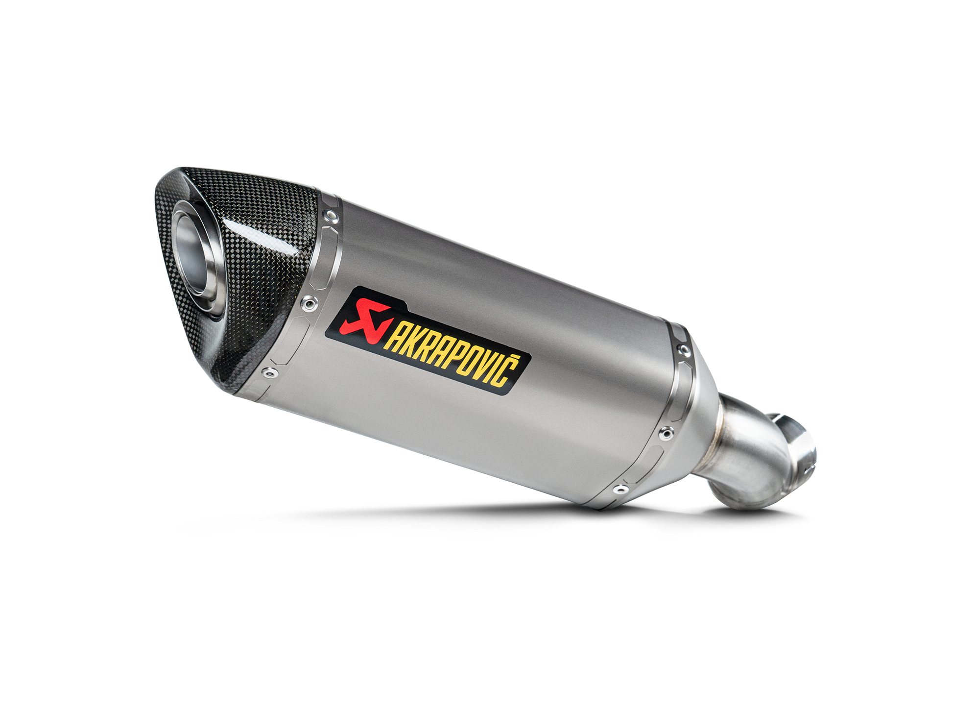 Motorcycle titanium slip on exhaust titanium with carbon fiber cap for kawasaki z900 2025 