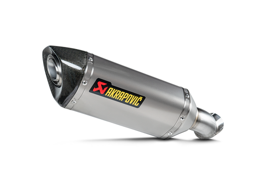 Motorcycle titanium slip on exhaust titanium with carbon fiber cap for kawasaki z900 2025 
