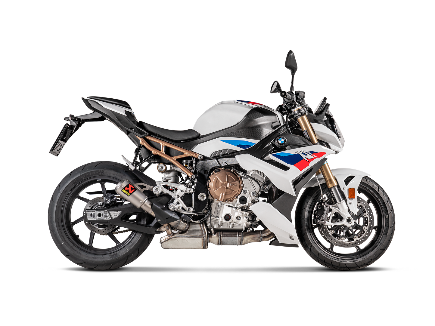 Motorcycle titanium slip-on exhaust for bmw s1000/m1000 (2019-25)