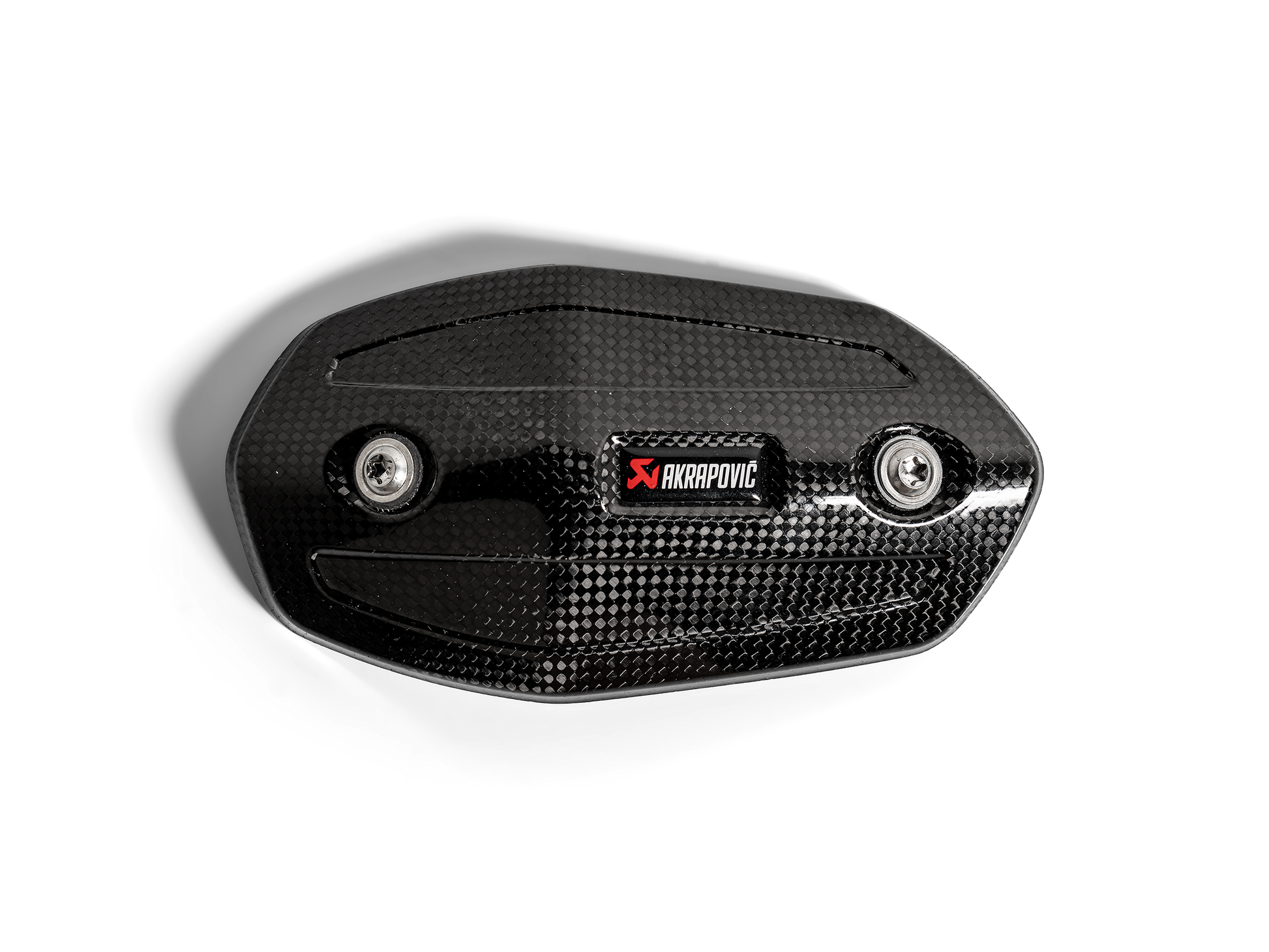 Motorcycle exhaust heat shield for Kawasaki ninja 1100/1000 sx - black carbon fiber finish 