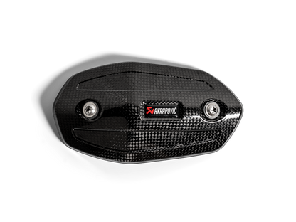 Motorcycle exhaust heat shield for Kawasaki ninja 1100/1000 sx - black carbon fiber finish 