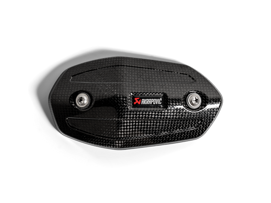 Motorcycle exhaust heat shield for Kawasaki ninja 1100/1000 sx - black carbon fiber finish 