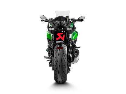 Motorcycle slip-on exhaust carbon fiber for kawasaki ninja 1000sx (2020-24)