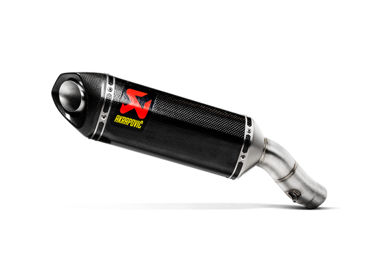 Motorcycle slip-on exhaust carbon for kawasaki zx6r (2009-2024)