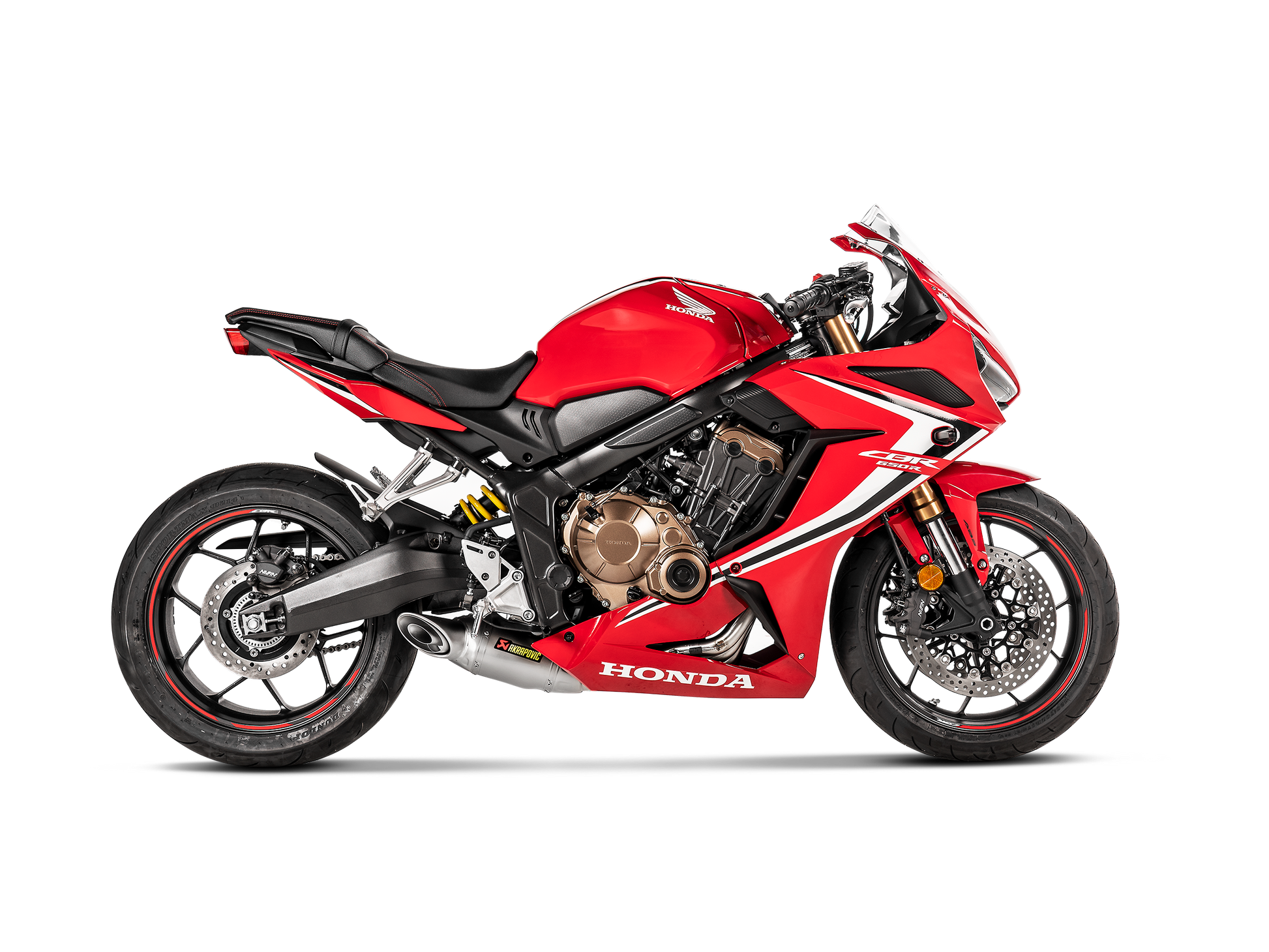 Motorcycle full system titanium exhaust system for honda cbr650r (2024+)