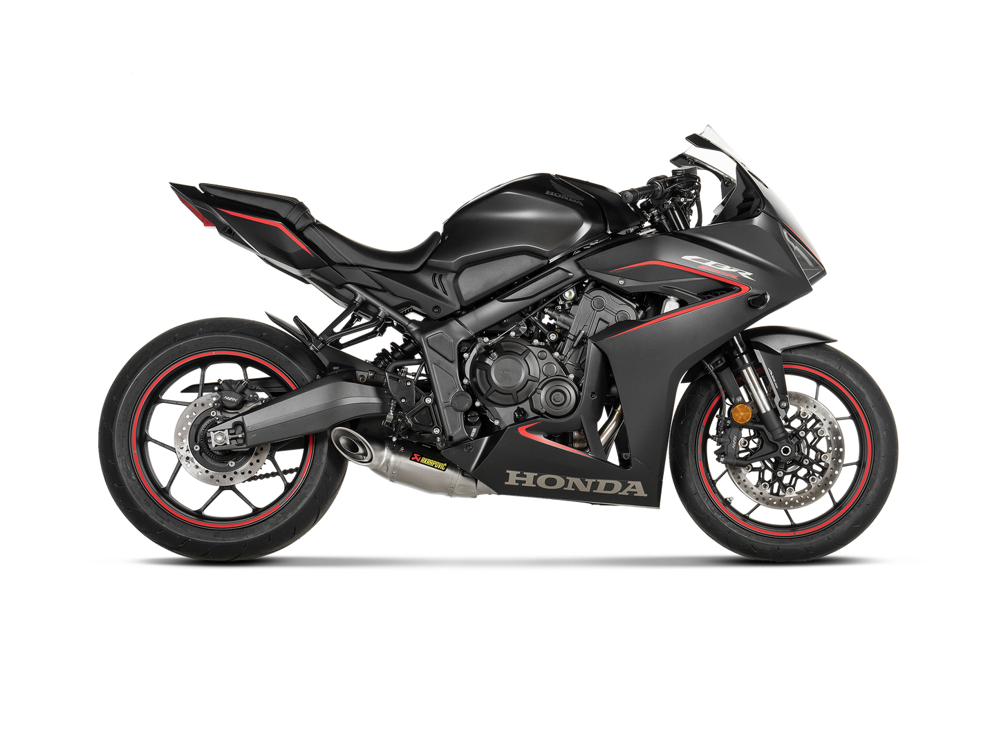 Motorcycle full system titanium exhaust system for honda cbr650r (2024+)