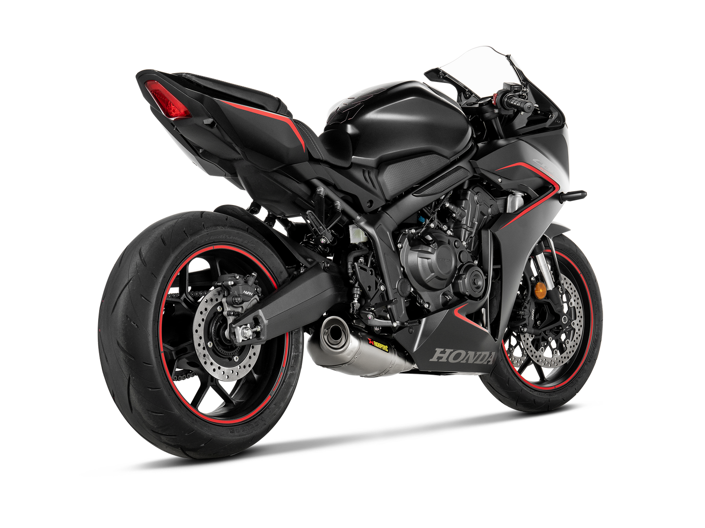 Motorcycle full system titanium exhaust system for honda cbr650r (2024+)
