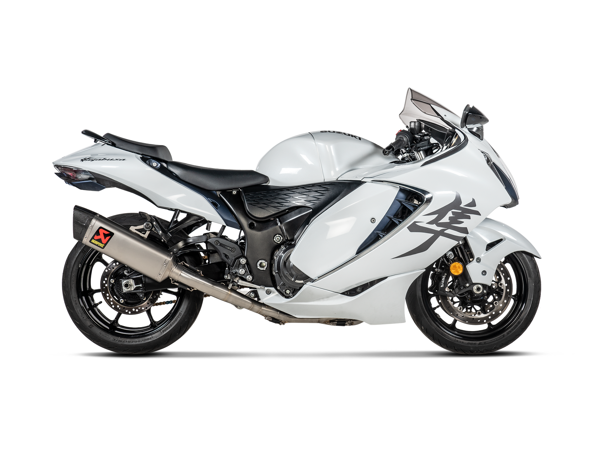 Motorcycle titanium full system exhaust for suzuki hayabusa gsx1300r (2021-25)