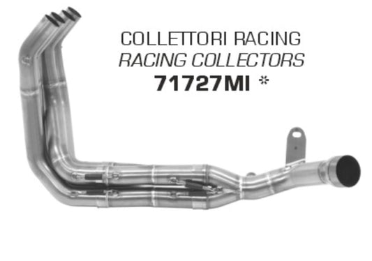 Motorcycle exhaust header for kawasaki z900 2020+ 