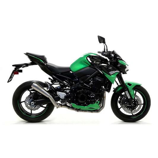 Motorcycle slip on exhaust titanium for kawasaki z900 2020+ 