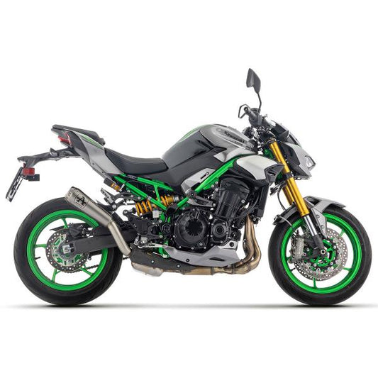 Motorcycle titanium slip-on exhaust for kawasaki z900 (2025+)