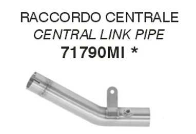 Motorcycle exhaust middle joint central link pipe for kawasaki zx6r 2024+