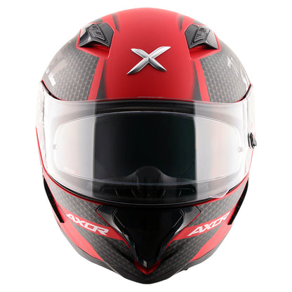 Motorcycle full face helmet dc superman matt black red decal pinlock ready