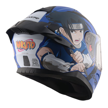 Motorcycle full face helmet Naruto - Sasuke decal matt Pinlock 