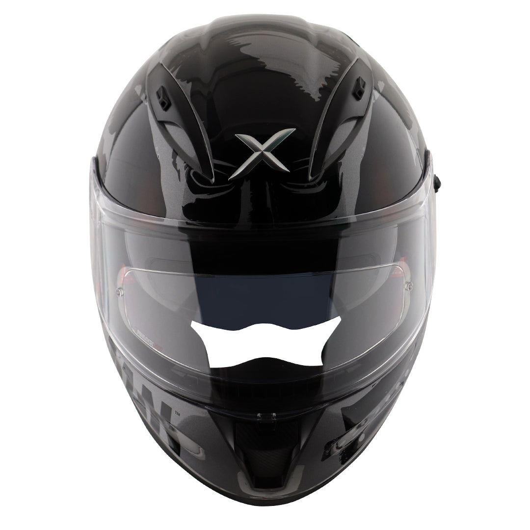 Motorcycle full face helmet gloss black DC batman decal pinlock dual-visor