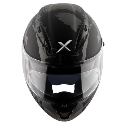 Motorcycle full face helmet matt grey black DC batman decal pinlock dual-visor