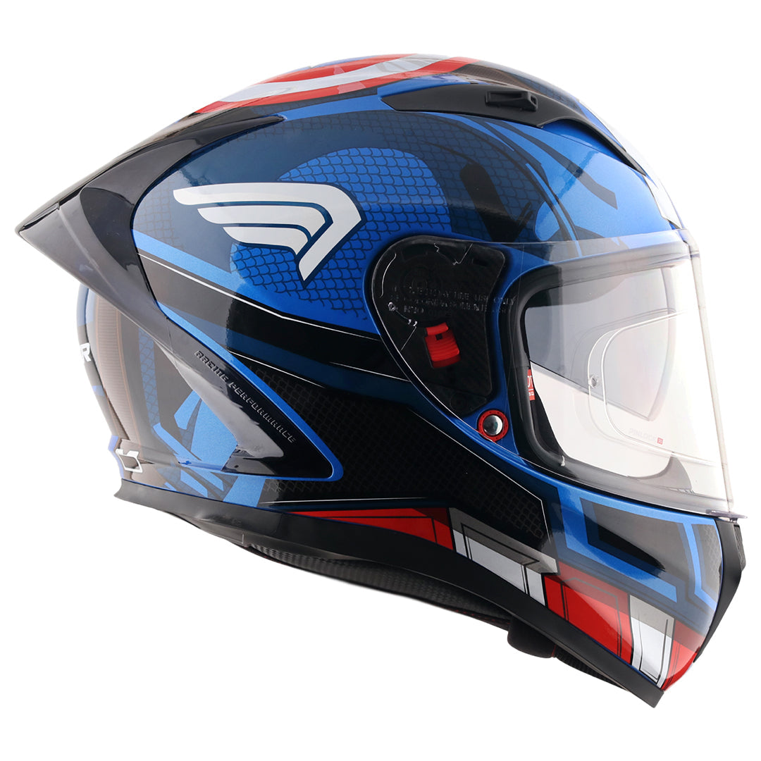 Motorcycle full face helmet marvel captain america decal pinlock sun-visor