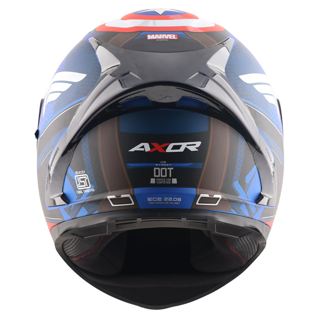 Motorcycle full face helmet marvel captain america matt decal pinlock sun-visor